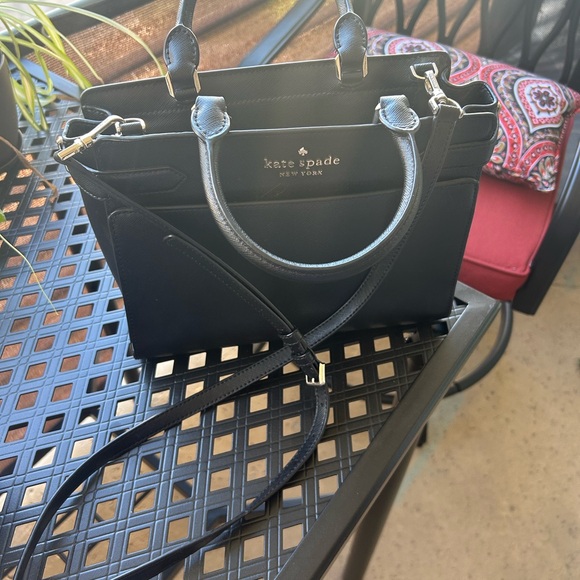 Kate Spade Black Leather Purse - Picture 6 of 7
